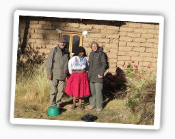 Besuch bei Bauern von Titicaca